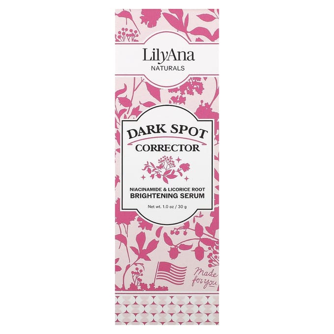 Lilyana Naturals, Correcteur de Taches Brunes, Sérum Éclaircissant, 1 oz (30 g) white
