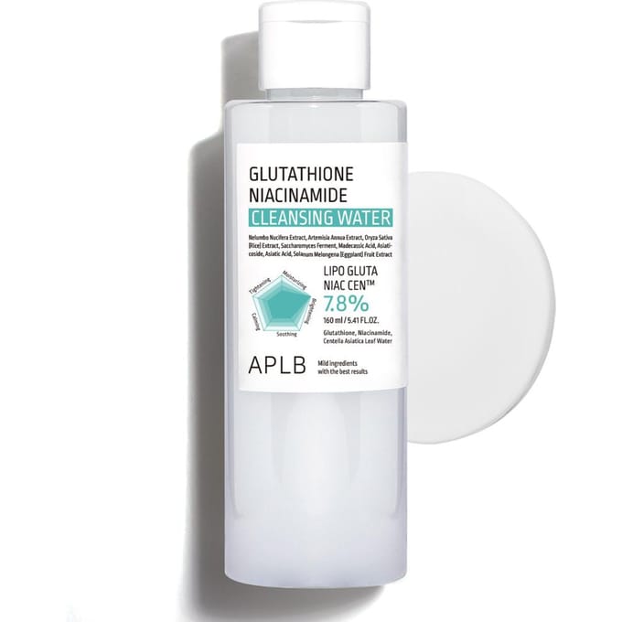 APLB Glutathion Niacinamide Reinigingswater 160ml #160ml 1PCS white
