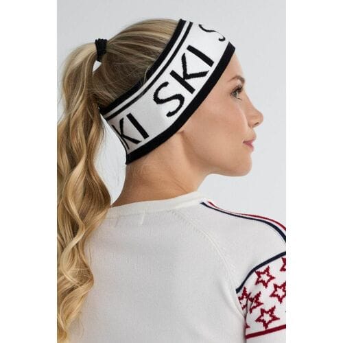 Famme SKI Headband White/Black One Size
