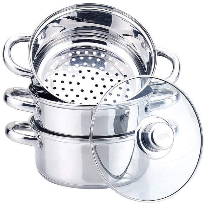 Kinghoff stoompan KH-3319 - met deksel - 24 cm 1e