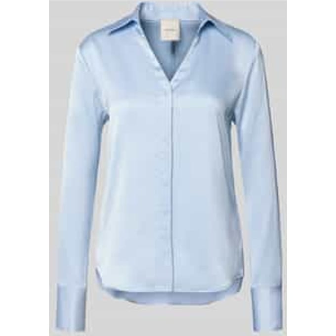 regular fit blouse met V-hals