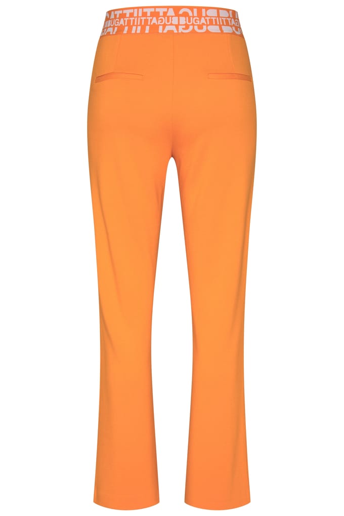 Bugatti Damen Casual broek met vouw