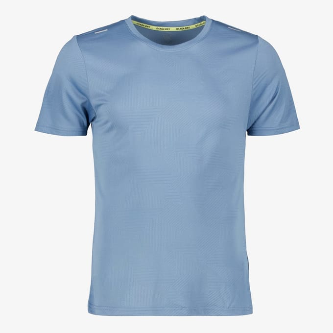 Osaga Dry heren hardloop T-shirt lichtblauw - Maat M