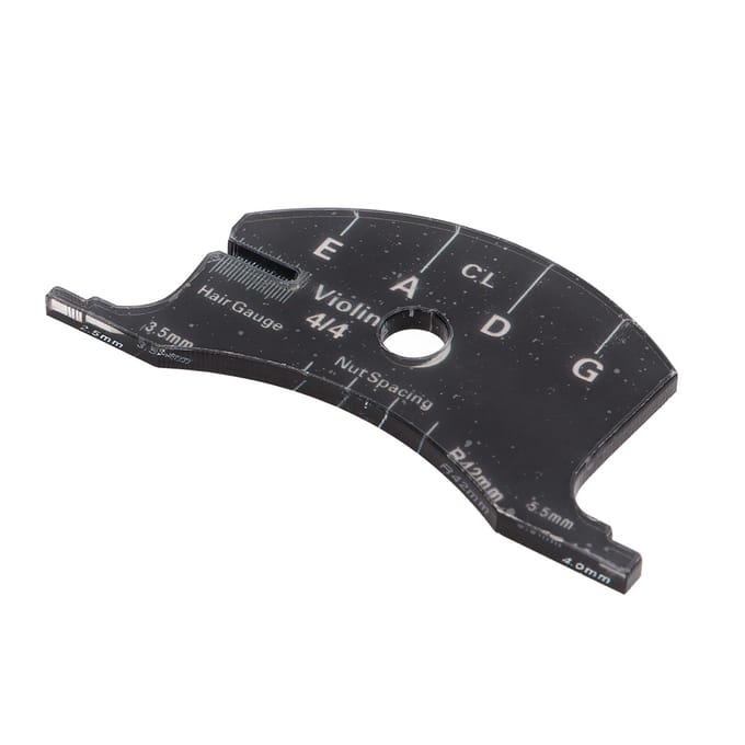 Viool Brug Referentie Tool Acryl Nauwkeurige Viool Brug Mal Toets Maken Sjabloon black
