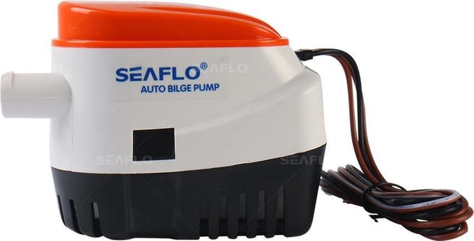 Automatische bilgepomp, 24V, 47 L/min, 0.3 bar