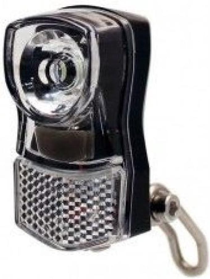IKZILIGHT KOPLAMP LED BATTERIJ KROONBOUT AAN/UIT MET RVS BEUGEL BULK