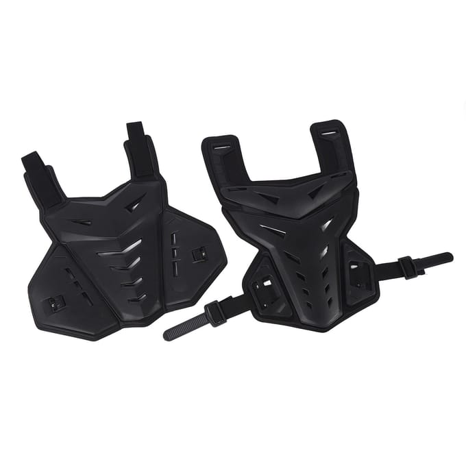 Gilet de protection moto double protection léger taille réglable coque PE coton absorbant les chocs black