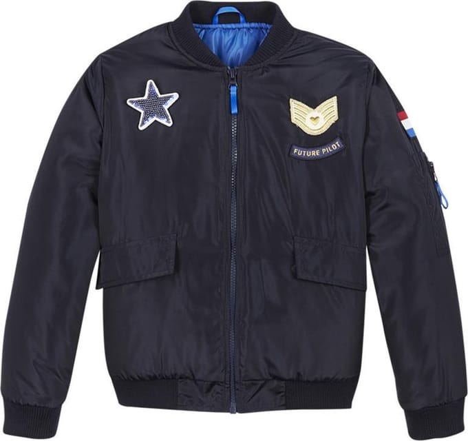 Wick Wings - Bomberjacket - 98/104 - Navy