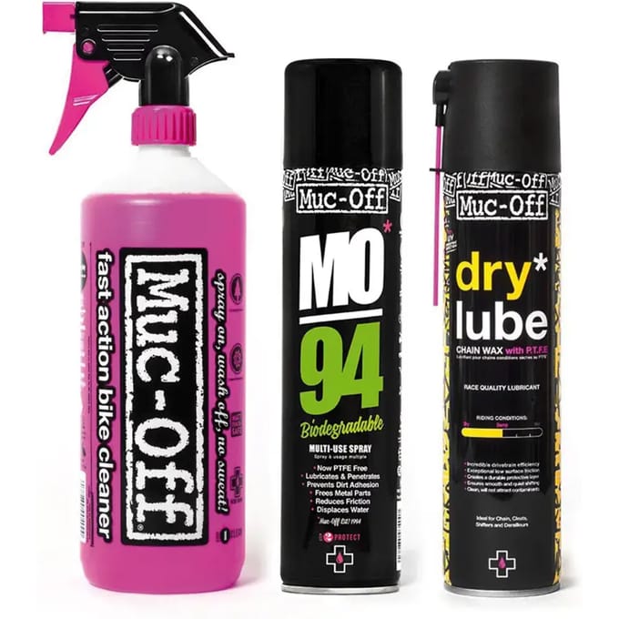 Muc-Off Wash Protect & Lube Kit (Dry Lube Version)