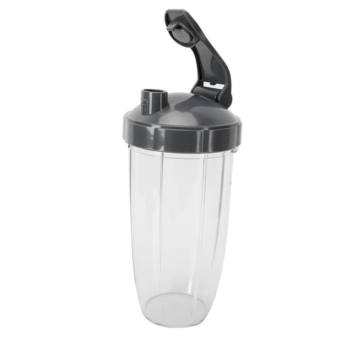 32OZ Blenderbeker Kruismeshouder Klapdeksel Juicer Accessoires Vervangingsonderdelen white
