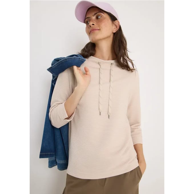 Dames sweatshirt Cecil Tos Solid Ottoman