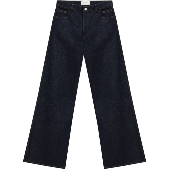 Coperni Blauwe Katoenen Hoog-waisted Jeans