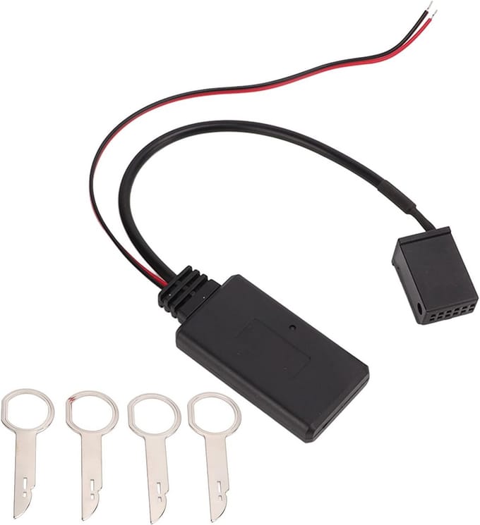 Dailygoods - Bluetooth Audio Adapter voor Auto met AUX Kabel