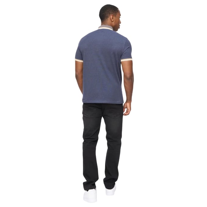 Crosshatch Heren Chimlacks Poloshirt (Denim Blauw)