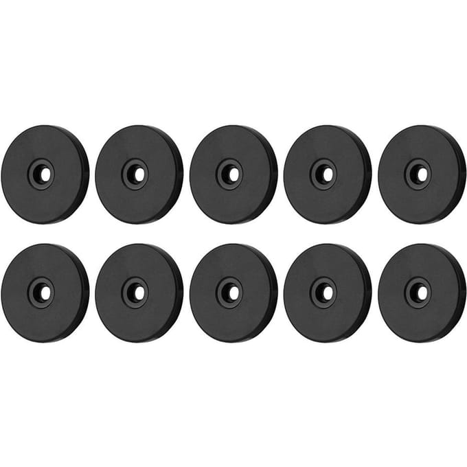 Lot de 10 étiquettes RFID 125 kHz pour système de patrouille de sécurité(Noir) blanc