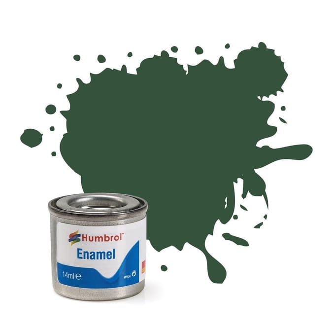 Humbrol Emailleverf Mat - 14 ml - No.78 Cockpit Green