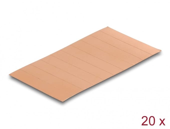 Delock Copper strips 35 x 7 mm self-adhesive 200 pieces