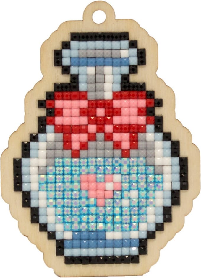 Wizardi Charm - Diamond painting op hout - Magic - met houder en magneet.