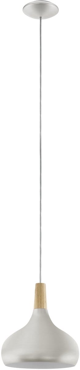 EGLO Sabinar Hanglamp - E27 - Ø 28 cm - Zilver