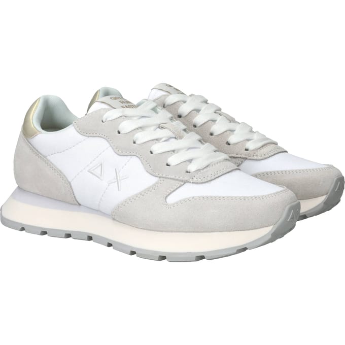 SUN68 Ally Or Argent - Baskets pour Femmes Chaussures Blanc Z36202-01 ORIGINAL EU 41 blanc