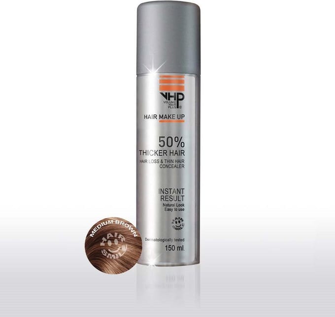 Fiberspray voor dikker haar | Midden Bruin 150ML