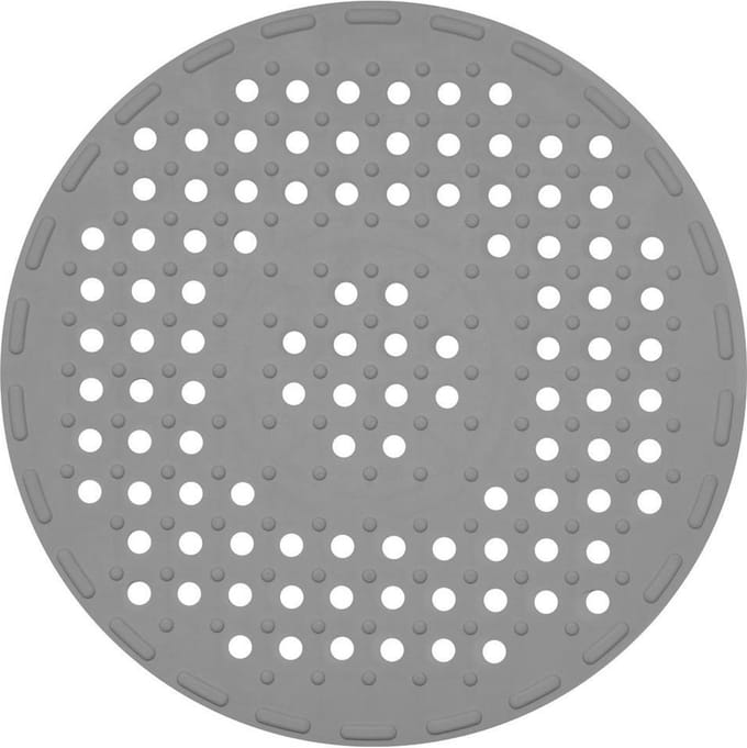 Dutch House Gootsteenmat Rond 32 cm Rubber/Grijs