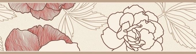 bloemen behangrand borte border bordure borta rand
