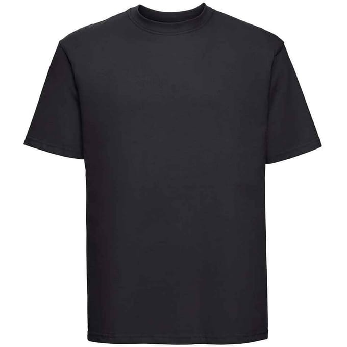 Russell Heren Ringspun Cotton Classic T-shirt (Zwart)