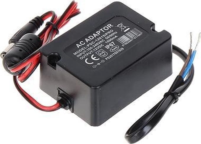 WL4 PA-12-1500-W-2 12V/1.5A waterbestendige universele mini voeding adapter