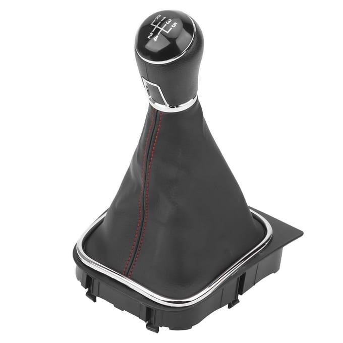 PU Lederen Versnellingspookknop met Stofhoes gray
