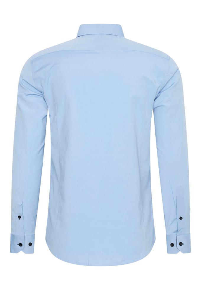 Rusty Neal Overhemden Overhemd Slim Fit Blauw