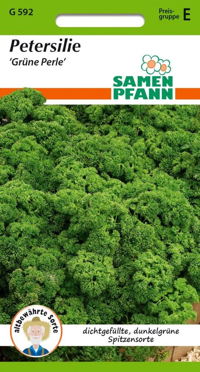 Peterselie, Groene Parel - Kruidenzaden Specerijen Peterseliezaden