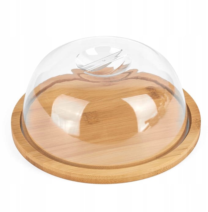 Bamboe snijplank met hoes, 18,8 cm