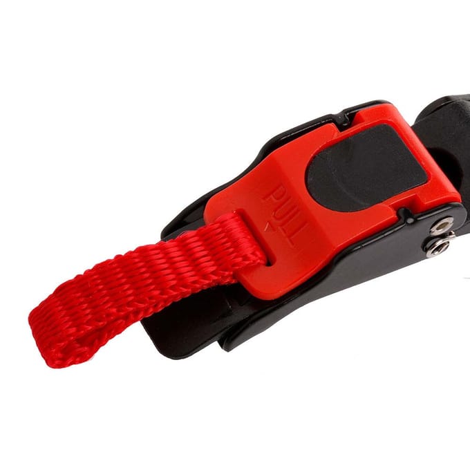 Clip de casque de VTT, jugulaire à boucle à dégagement rapide pour Suzuki black