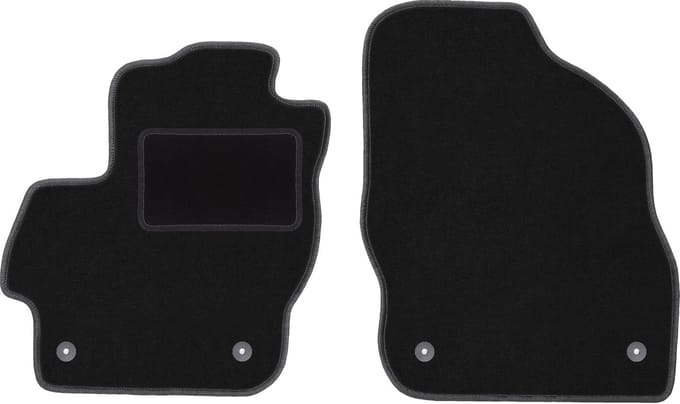 Voormatten zwart voor: Mazda 3 II BL hatchback, sedan (2008-2013)