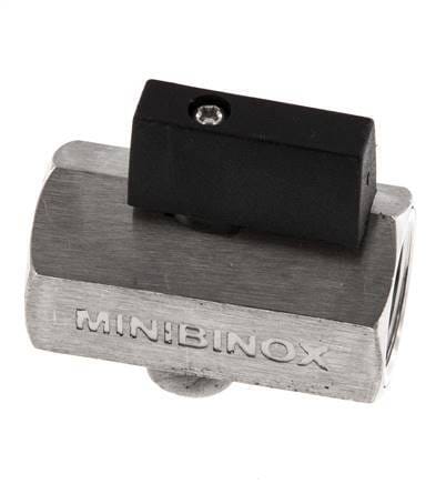 G 1/2 inch 2-Weg Rvs Mini-Kogelkraan 25 Bar - BL2SH-MM-012