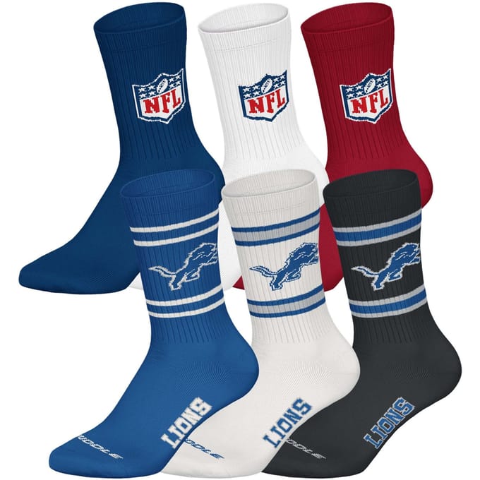 NFL Sokken NFL 6Pack Crew Socks Set van 6