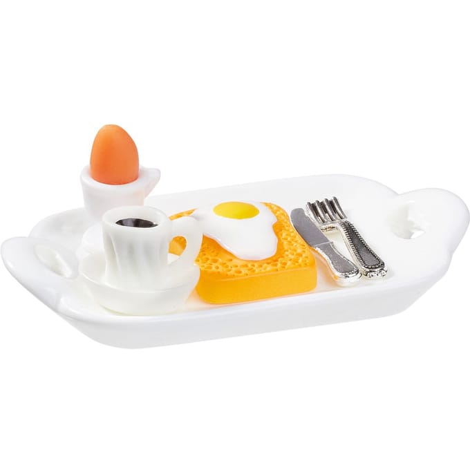 Miniatuur ontbijt