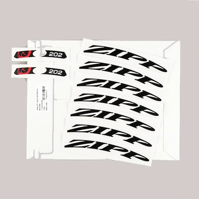 Zipp Decal Rim 202 Stickers Wit