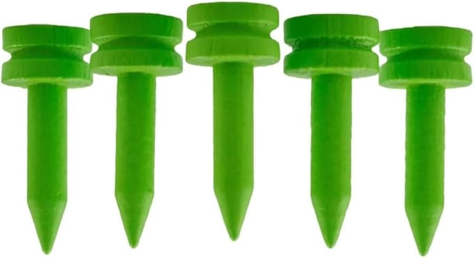 Golf Tees - Houten Tees - Golfen - Milieuvriendelijk Bamboe - 70mm - Zwart