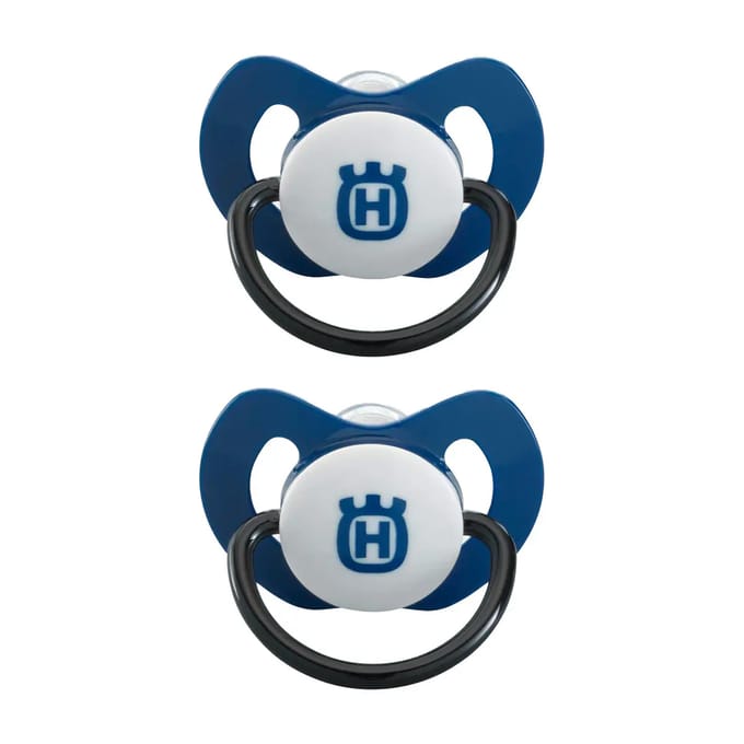 Husqvarna Fop Speen met Logo - Set van 2 Stuks