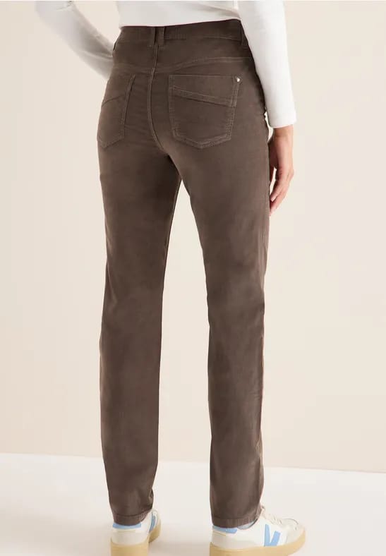 Slim Fit corduroy broek