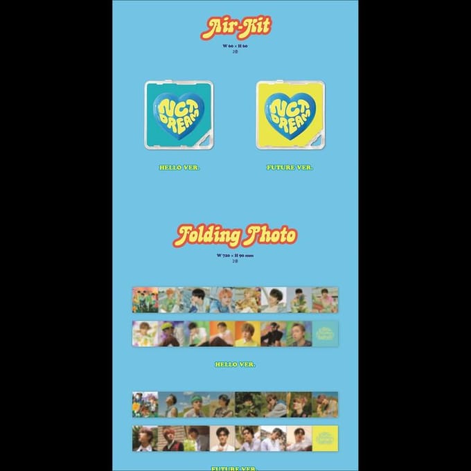 NCT DREAM - Hallo toekomstige Khino Kit Ver. Album Kit Ver.(Random 1EA) white