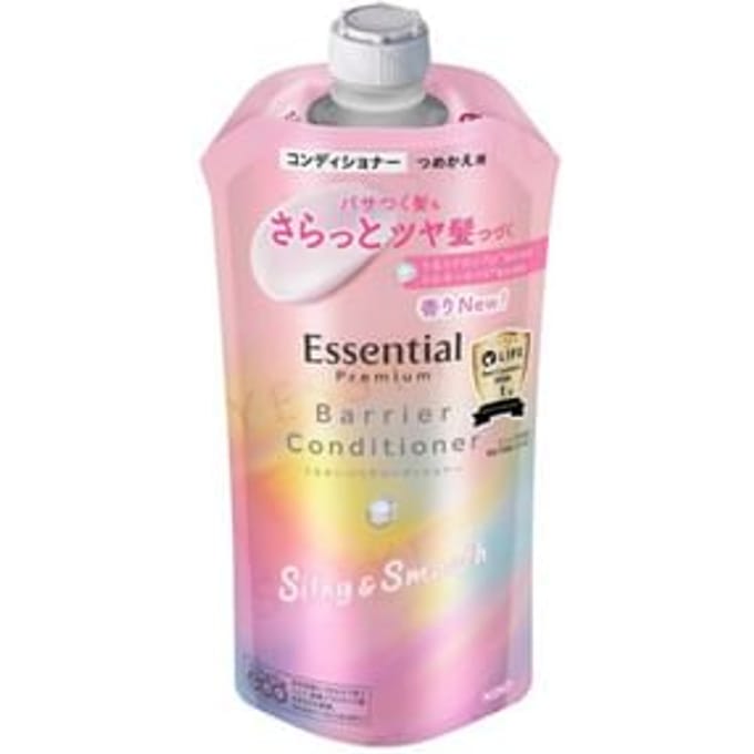 Kao - Essential Premium Barrier Conditioner Silky & Smooth Refill 340ml
