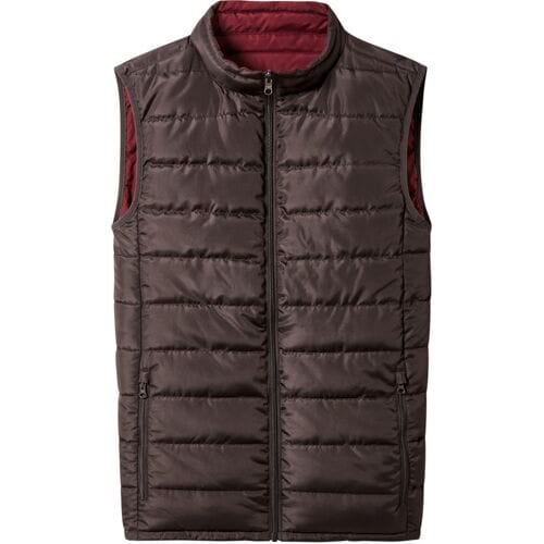 ESMARA MEN Heren bodywarmer (bruin/rood, M (48/50))