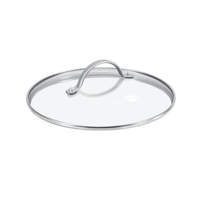 GreenPan universele glazen deksel 28cm - transparant - verhard glas - RVS