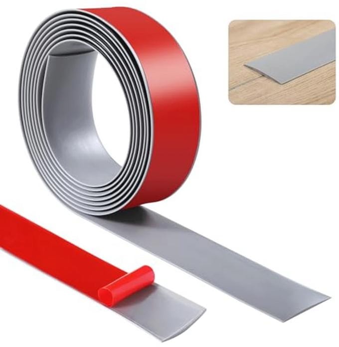 Waterdicht Zelfklevend Overgangsprofiel voor Vloeren - Grijs 3m x 5cm