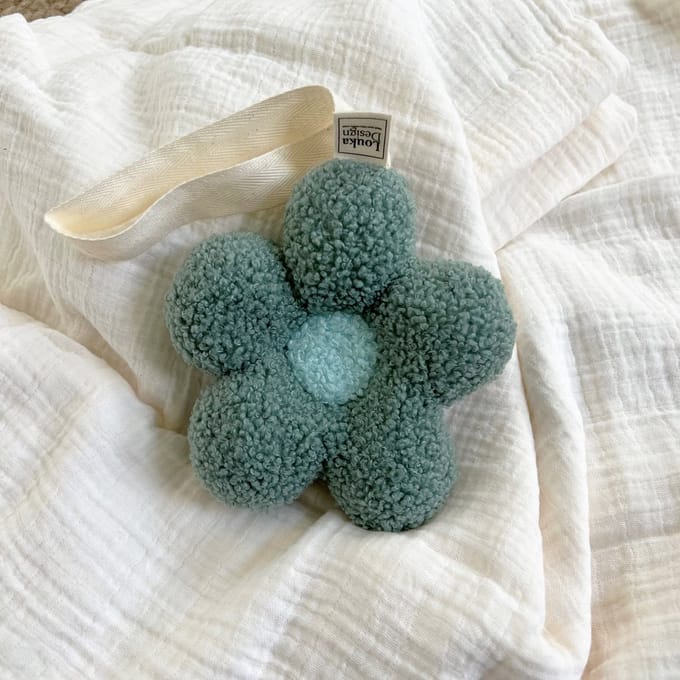 Louka Speendoekje bloem groen - speenknuffel