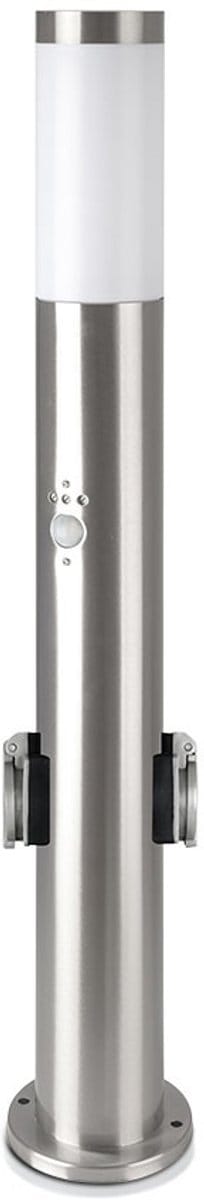 V-TAC VT-838-SS60 Buitenpaal Lamp - IP44 - Satijn Nikkel