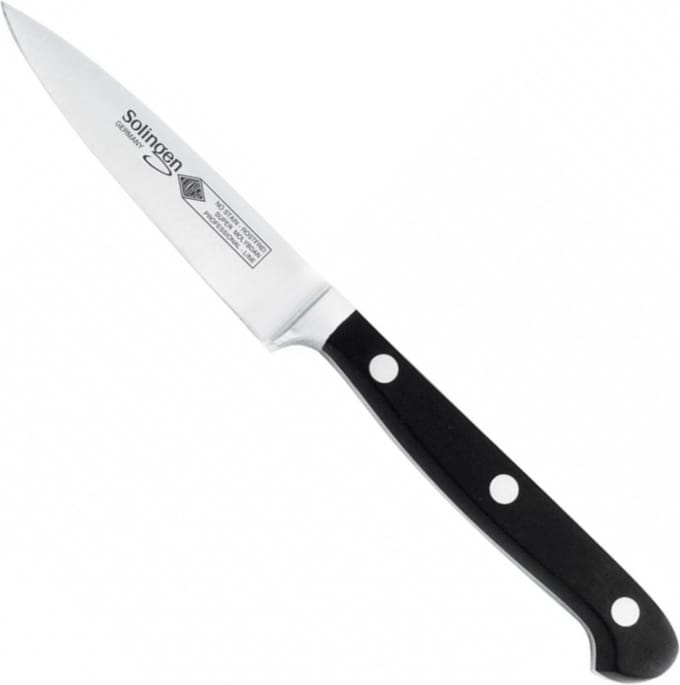 Eikaso Solingen Officemes 12 cm – RVS Lemmet – Ergonomisch Zwart Handvat